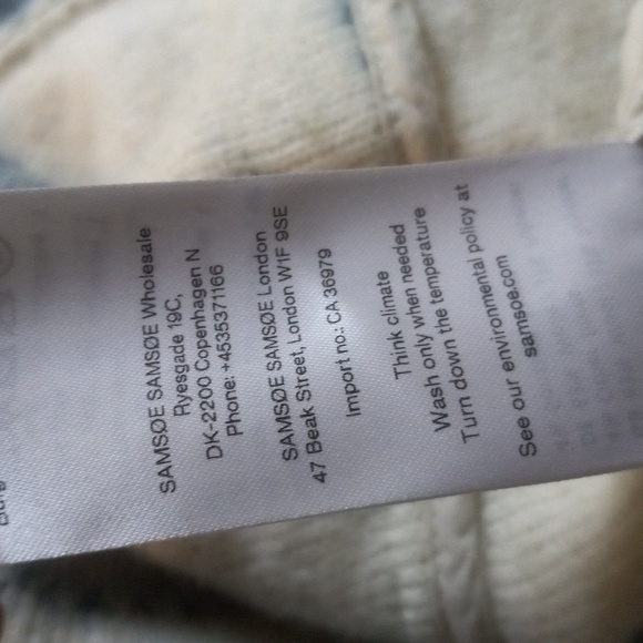 SAMSOE SAMSOE Rosa Overshirt-Rice ST  Relaxed Fit Drop Shoulders WOMEN'S… - Picture 14 of 16